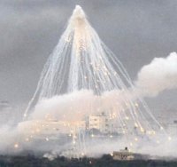 Kиевские каратели произвели дневной обстрел Семеновки фосфорными боеприпасами