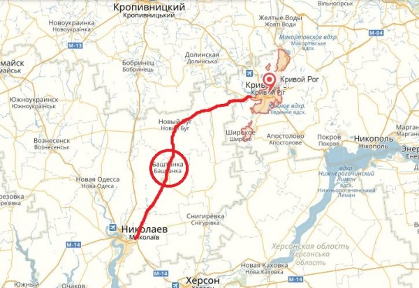 Дорога "жизни" на Баштанку Дорога "жизни" на Баштанку